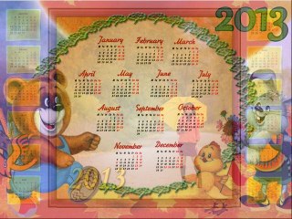 15 modèles de calendriers 2013