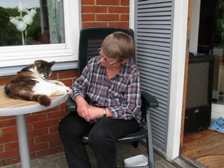 Mille og Ingrid,  29.  juni,  2012