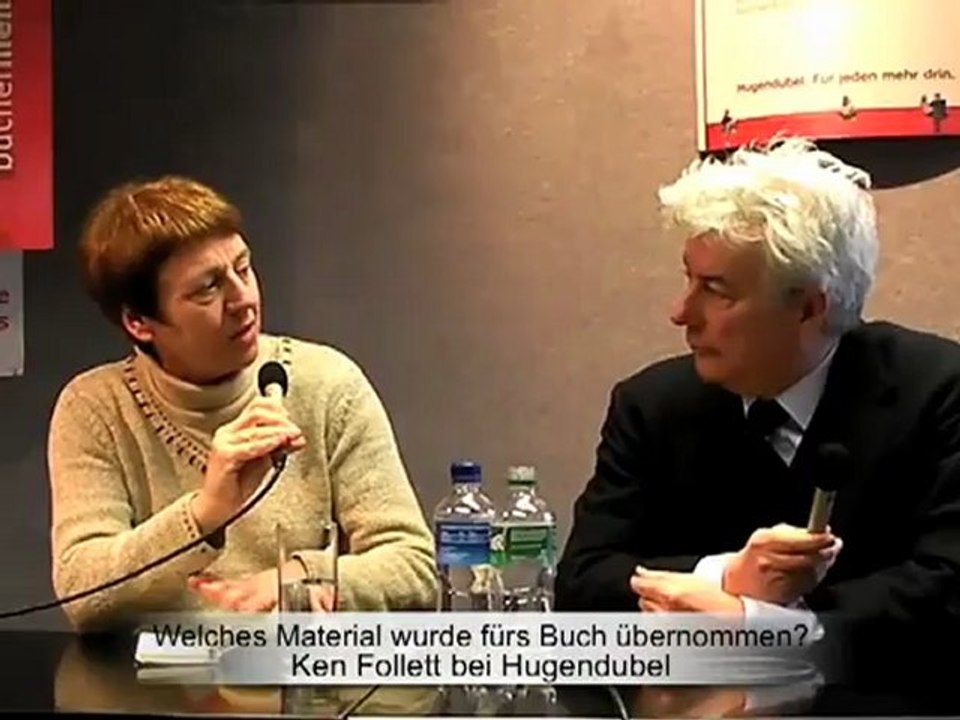 Ken Follett stellte bei Hugendubel am 8.3.2008 'Die Tore der Welt' vor, Video  Teil  2