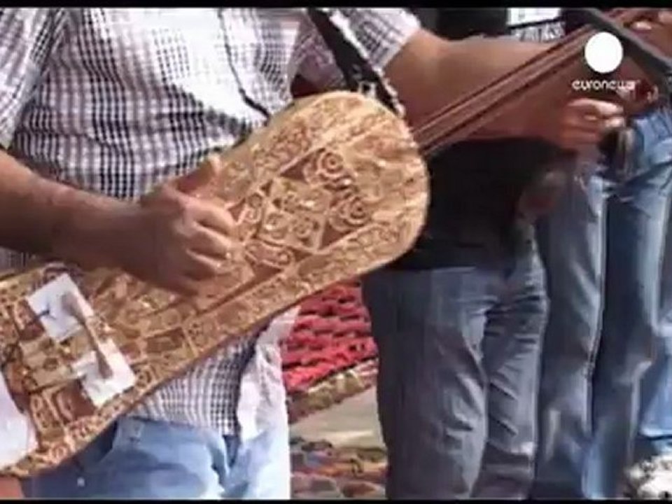 Djembe sounds at Morocco music festival