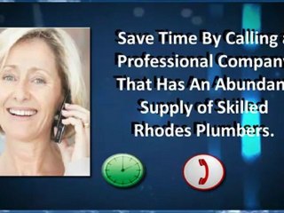 Plumbers Rhodes | Call 1300 679 274