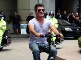 Simon Cowell Swaps Limo For Scooter