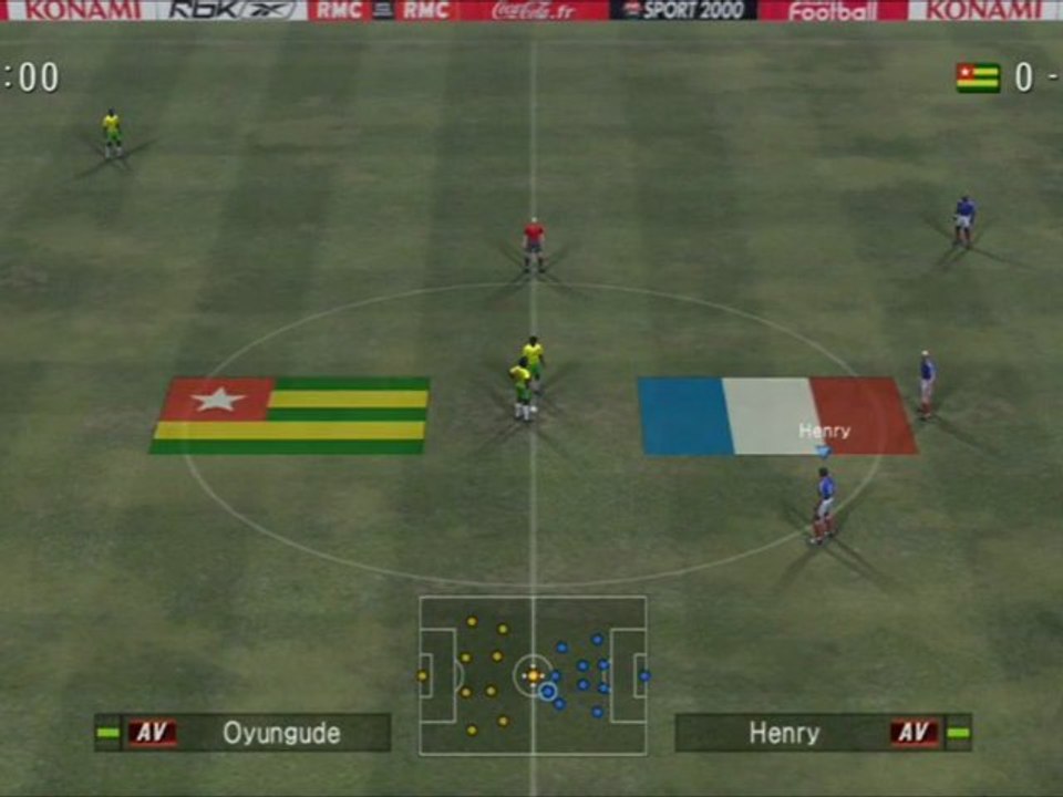 [PES 6 - Coupe du Monde 2006] Phase de poule > Togo vs. France