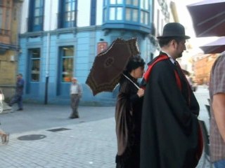 Mercao Clariniano 2012 Candás recreación histórica en homenaje a Clarín