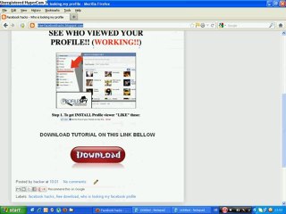 Who is viewing my facebook profile working 2012