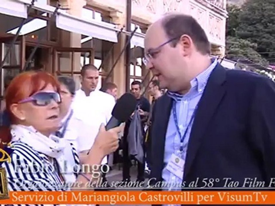 Fabio Longo organizzatore della sezione Campus al 58° Tao Film Fest