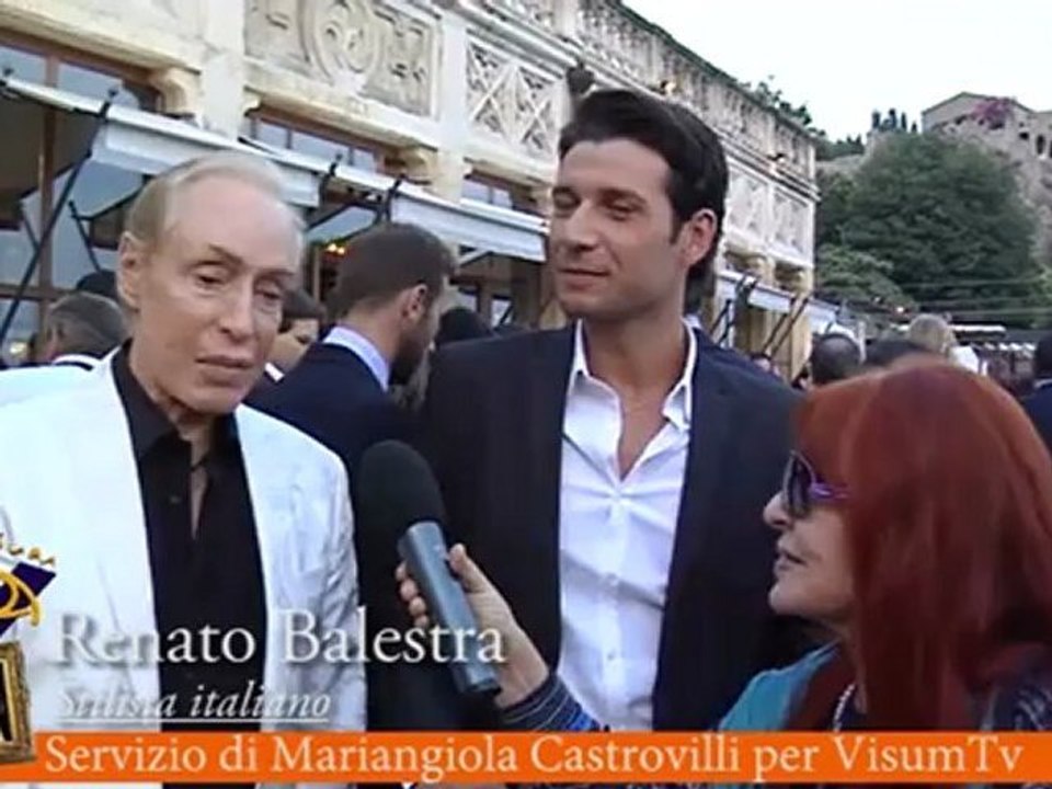 Lo stilista Renato Balesta ed il Testimonial Umberto Ammirati al 58° Tao Film Fest