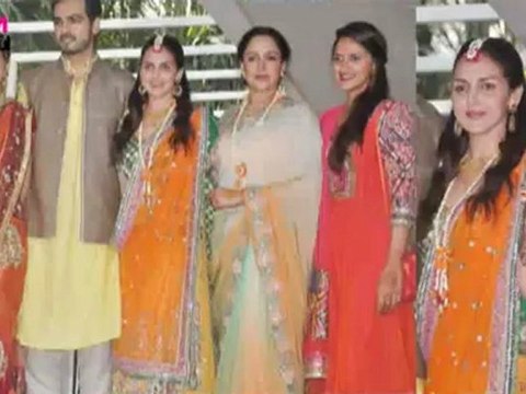 Esha Deol's Mehendi Ceremony Dress Designed by Neeta Lulla