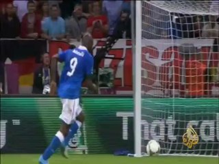 فوز المنتخب الإيطالي على نظيره الألماني بهدفين لواحد