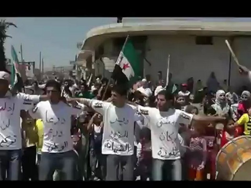 Syria فري برس ادلب   الكستن    جمعة واثقون بنصر الله 29 6 2012ج1 Idlib