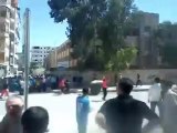 Syria فري برس حلب صلاح الدين اطلاق الرصاص على المتظاهرين   29 6 2012 Aleppo