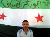 Syria فري برس حلب الباب  انشقاق المجند احمد محمود الحمد 29 6 2012 Aleppo