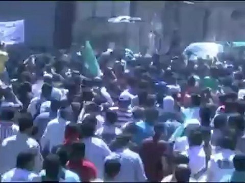 Syria فري برس حلب صلاح الدين مظاهرة جمعة واثقون بنصر الله 29 6 2012 ج3 Aleppo