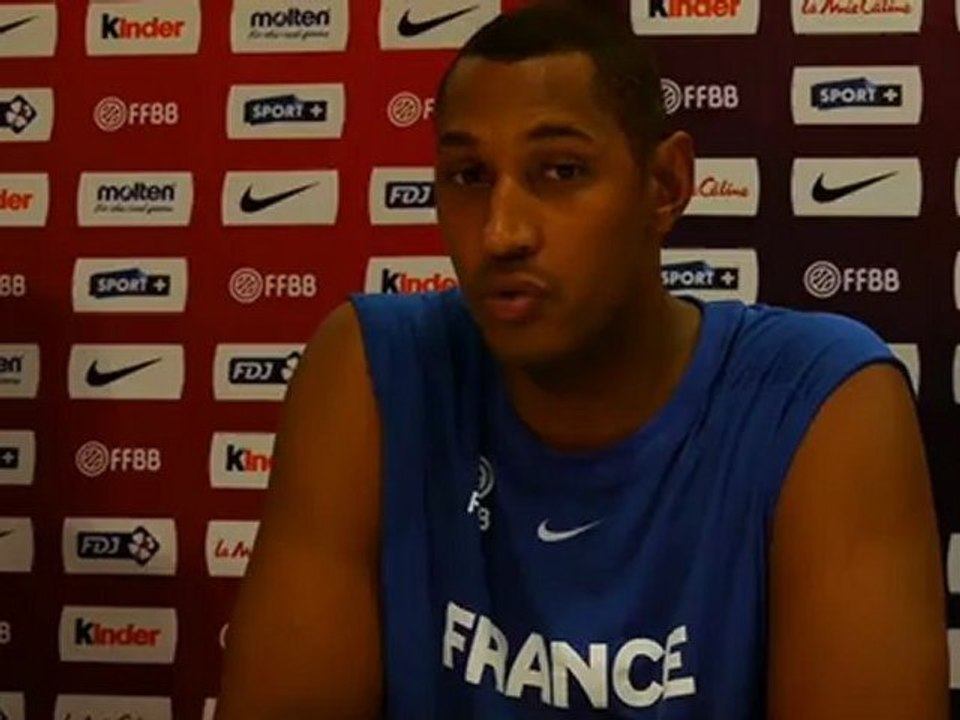Réaction Boris Diaw, France-Côte d'Ivoire, Toulouse- 29 juin