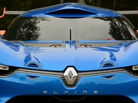 Renault Alpine A110-50 in motion @Mortefontaine racetrack