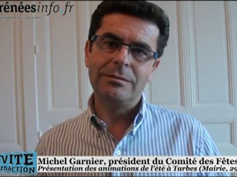 Tarbes Michel Garnier présente les animations de l'été (29 juin 2012)