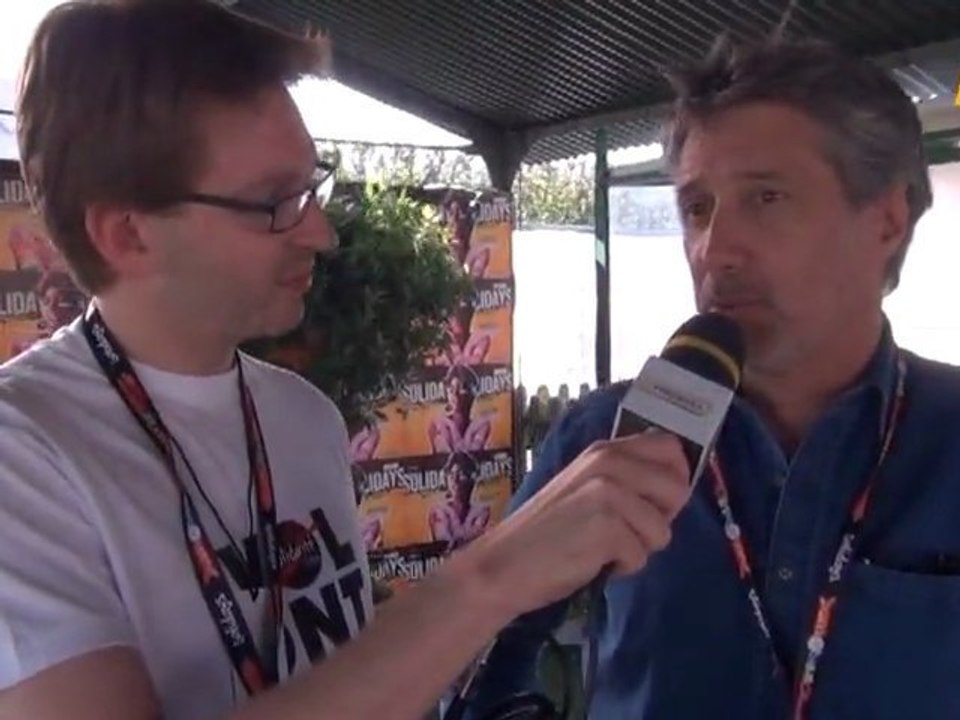 SOLIDAYS 2012 - Antoine DE CAUNES Parrain du Festival Solidays