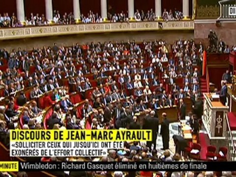 Malaise d'un député lors du discours de Jean-Marc Ayrault