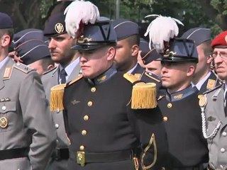 Les élèves-officiers finissent leur formation initiale en Allemagne - juillet 2012