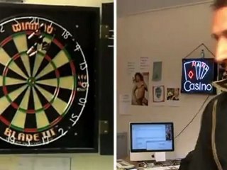 Paul Hawksbee takes the nine dart challenge in talkSPORT magazine