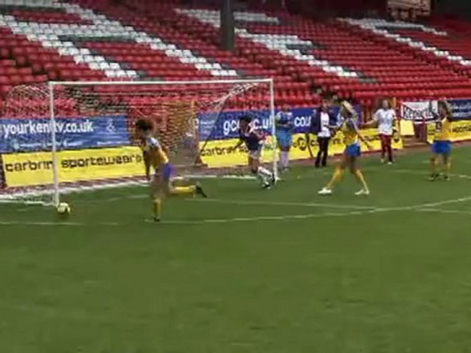 Sexy Sport IQ girls and James Corden fooling around...