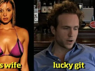 Rafe Spall on going to school with Scott Parker and his lovely wife, Elize du Toit...