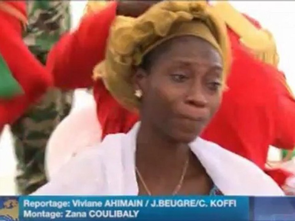 Hommage du Président de la République au soldat frci