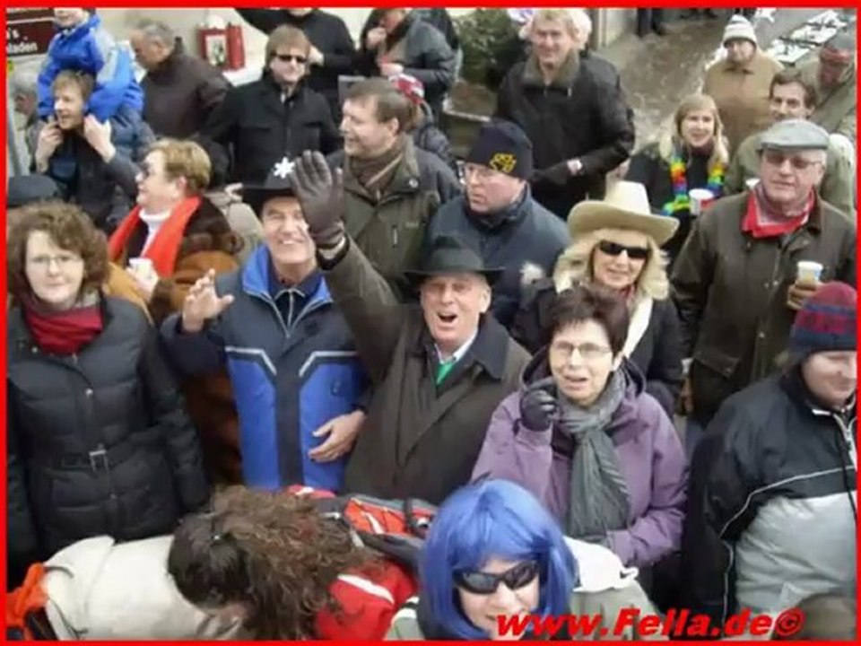 Faschingsumzug Hammelburg HA KA GE 14.02.2010 50 Jahre HAKAGE Jubiläumszumzug Fasching in Franken