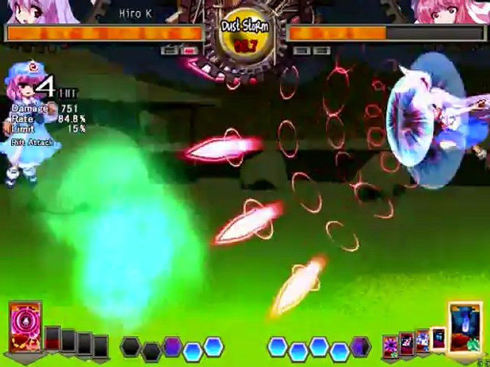 Touhou Hisoutensoku(12.3) Reisen Udongein Inaba Arcade Mode Play