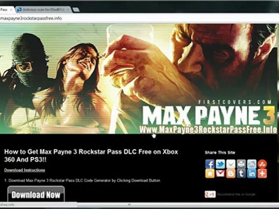How to unlock Max Payne 3 Rockstar Pass DLC Free! - Xbox 360 - PS3 - video  Dailymotion