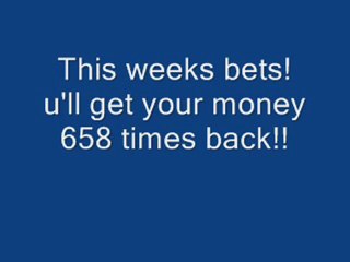 Free Weekly betting tips #2 - get money by betting!