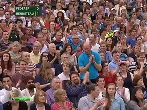 Wimbledon 2012 - 3rd Round - Federer vs Benneteau 222