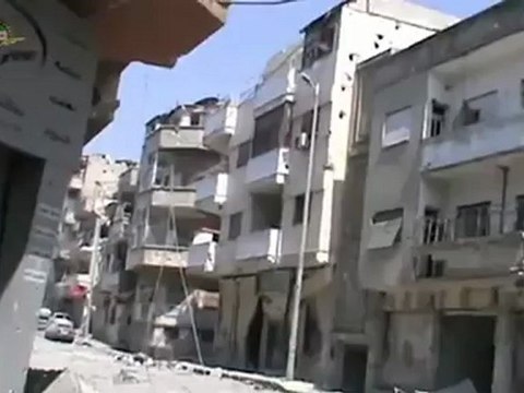 Syria فري برس جور الشياح بحمص احتراق المنازل ودمار شبه كامل 30 6 2012 Homs