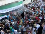 Syria فري برس حماة المحتلة رائعة مظاهرة حي طريق حلب القديم جمعة واثقون بنصر الله 29 6 2012 Hama