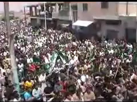 Syria فري برس حماة المحتلة مدينة صوران جمعة واثقون بنصر الله 29 6 2012 Hama