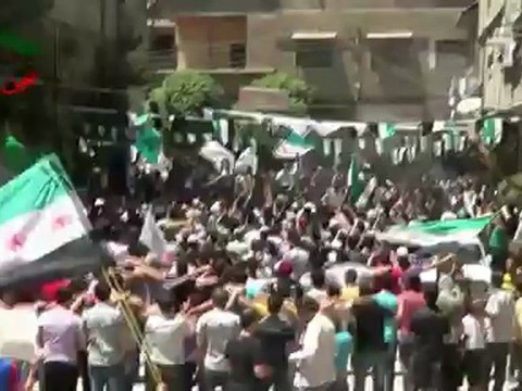 Syria فري برس عين ترما غوطة دمشق الشرقية جمعة واثقون بنصر الله 29 6 2012 ج3 Damascus