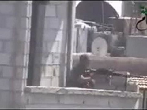 Syria فري برس ريف دمشق معضمية الشام إطلاق نار كثيف من قبل القناصة المتمركزة ضمن المباني السكنية جمعة واثقون بنصر من الله 29 06 2012 Damascus