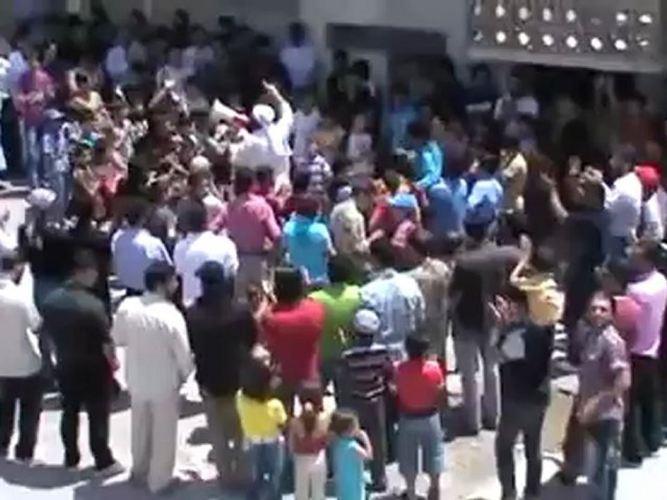 Syria فري برس  ريف دمشق وادي بردى دير مقرن جمعة واثقون بنصر الله 29 6 2012  ج1 Damascus