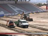 Avancée des travaux du stade de l'AC Ajaccio