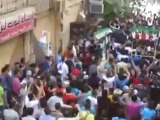 Syria فري برس  ريف دمشق يبرود  مظاهرة رائعة للثوار الأحرار 29 06 2012    ج 8 Damascus