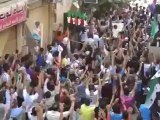 Syria فري برس  ريف دمشق يبرود  مظاهرة رائعة للثوار الأحرار 29 06 2012    ج 5 Damascus