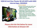 NEW VIZIO 42 Inch Class Theater 3D LCD HDTV with VIZIO Internet Apps, E3D420VX