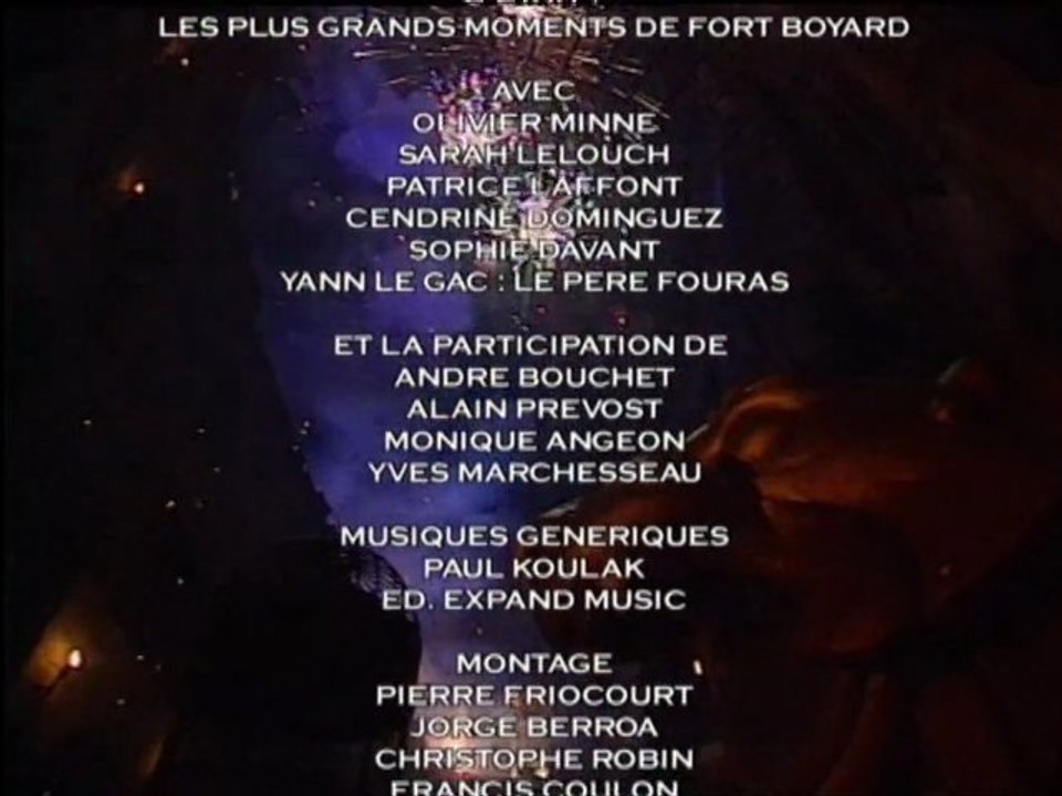 Générique de fin "Fort Boyard les plus grands moments" (2004)
