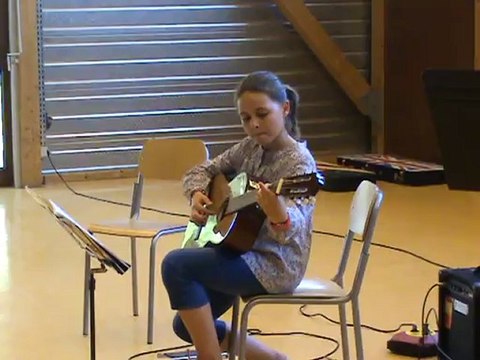 M2U01034 Etude d'Aguado. Guitare. Audition des élèves des Ateliers Musicaux de Scy Chazelles en mai 2012