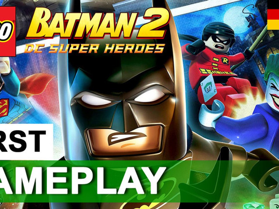 LEGO Batman 2 DC Super Heroes First 14 Minutes Gameplay Deutsch 2012 HD