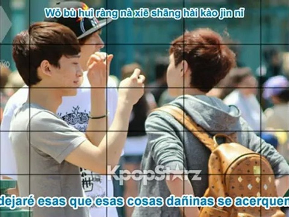 EXO M - ANGEL (Into your World) [Sub Esp][Romanji] (Lyrics color Code)