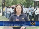 Trabajadores de Polar protestan en Aragua para que levanten medida de cierre