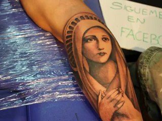Like a Prayer - Stop Motion Tattoo by Miguel Escrich
