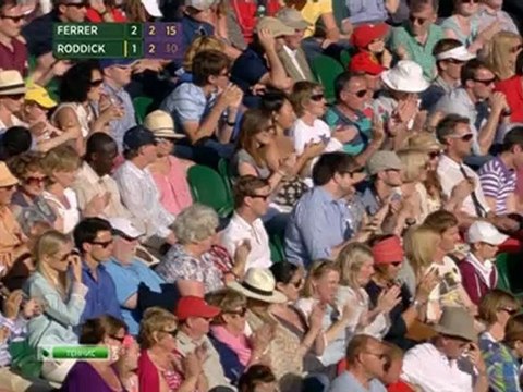 Wimbledon 2012 - 3rd Round - Ferrer vs Roddick 222