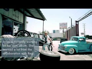 Kaya Jones takes it off for Belgian producer